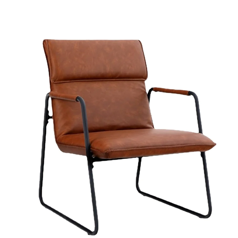 Living Room Chairs with Arms, Mid Century Sitting Chair, Comfortable and Sturdy,Lounge Modern Accent Chair with Metal Leg | Urbanaira