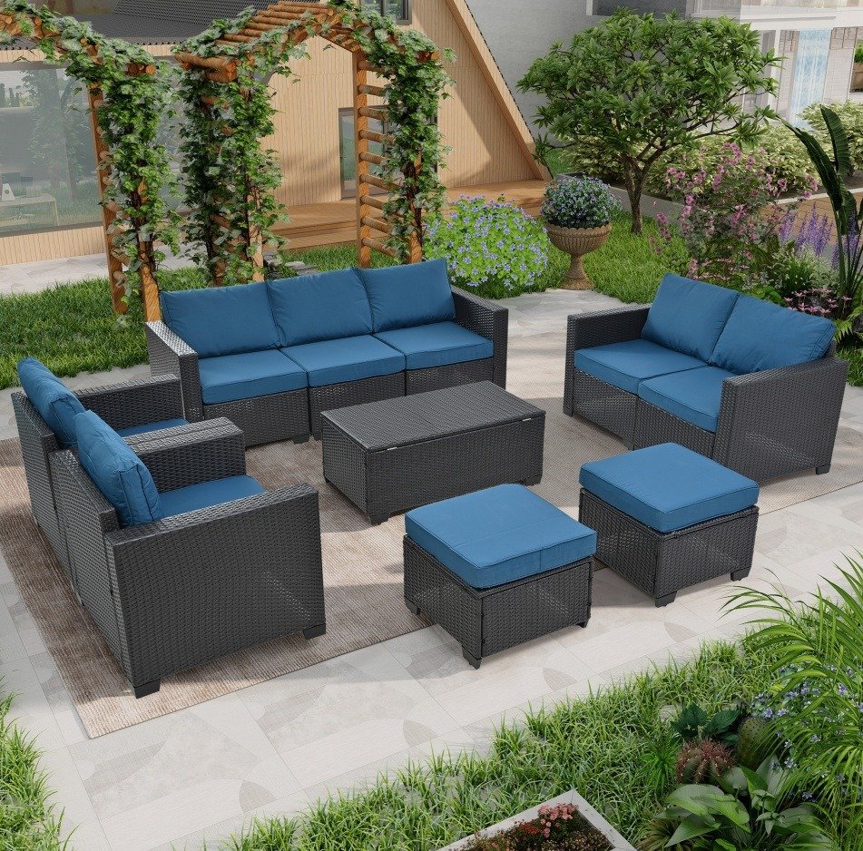 10 Piece Patio Furniture Set | Urbanaira